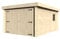 Decor et jardin - Garage bois Galan - 15.28 m² - 3.26 x 4.78 x 2.24 m - 28 mm
