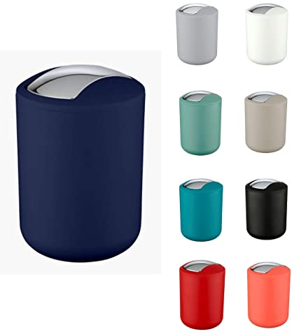 WK Brasilia Table Top Kitchen Waste/Cosmetics Small Bin (Dark Blue)