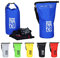 Relaxdays Ocean Pack, 20L, wasserdicht, Packsack, leichter Dry Bag, Trockentasche, Segeln, Ski, Snowboarden, blau