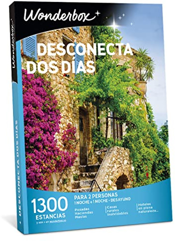 WONDERBOX Caja Regalo - DESCONECTA Dos DÍAS- 1300 estancias Rurales para Dos Personas en haciendas