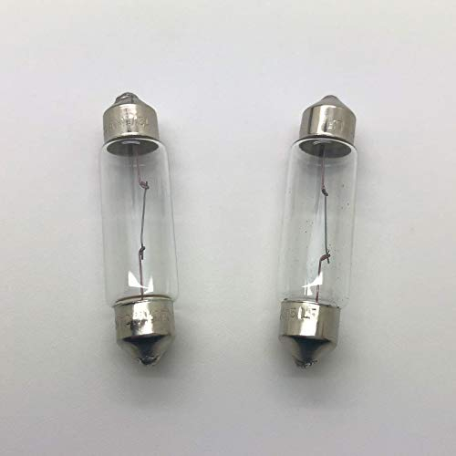 2 x 264 12v 10w Festoon Car Number Plate Interior Light Bulb 265 S8.5d 11x43mm