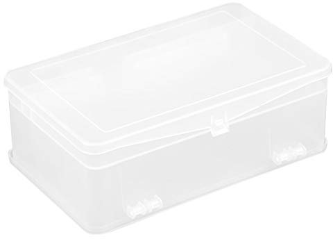 Nail Art Storage Box Double- Layer Personal Pedicure Storage Case Nail Drill Bit Case Plastic Bins Ornament Container Decoration Storage Containers Desktop White Abs Organizer