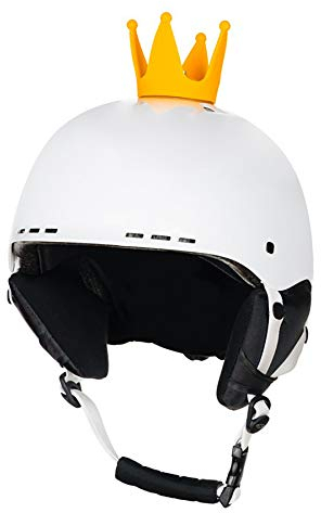 Crazy Ears Helm-Ohren Accessoires & Helm-Dekoration Kleine Hörner, Käfer, Krone, CrazyEars:Krone Gelb