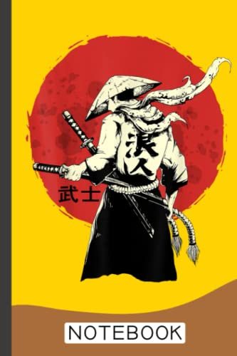 Ancient Japan Samurai Warrior - Tokyo Samurai Katana Notebook: Japanese Samurai Style Notebook - Good Gift For Japan Fans - 6x9 inch, 120 Pages, Notepad for notes