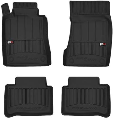 OMAC Gummi Fußmatten kompatibel mit Mercedes E Klasse T-Model W211 S211 2003-2009 Premium TPE