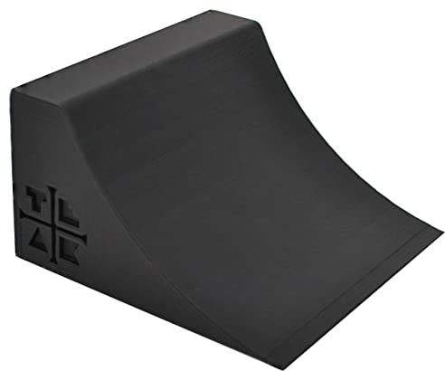 Teak Tuning Fingerboard Quarter Pipe - 4 x 4 x 2.25 - Black Colorway