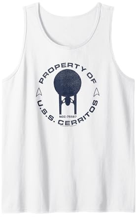 Star Trek: Lower Decks USS Cerritos Circle Silhouette Logo Tank Top