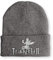 tshirtladen Trinkerbell Statement Spruchmütze Beanie Mütze für Damen und Herren, Farbe: Grau