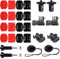Higatful Helmet Adhesive Sticky Mount for Insta360, 3M Sticky Pads Mounts Compatible with Gopro, Insta360 ONE X3, X2, X, RS, R, GO 3 2 and DJI OSMO Action Helmet Attachment