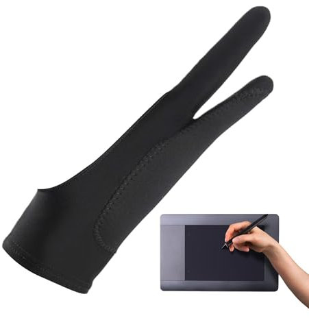 Zeichenhandschuhe – Palm Rejection Handschuhe | Kunsthandschuhe, atmungsaktive Malhandschuhe für Skizzieren, Malen, Tablet-Pad-Monitor, Papierskizzieren, Grafikzeichnen