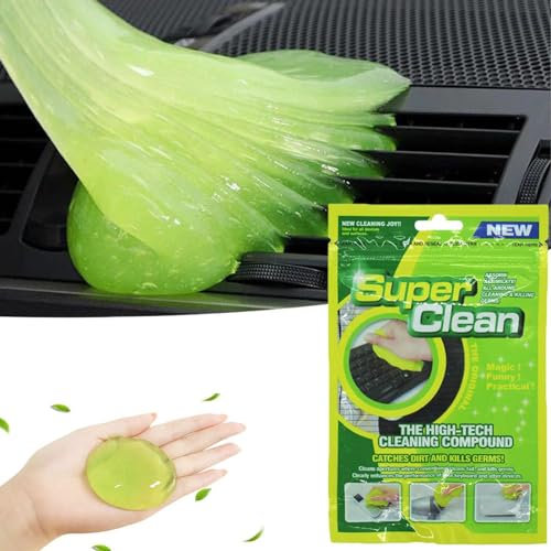BommFu Gel Nettoyant Clavier Gel Nettoyant Voiture Interieur, Gel De Nettoyage Mastic De Voiture pour Clavier Pc Laptop, Imprimante, Appareil Photo, Gadget 80g