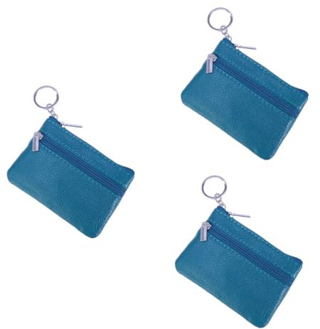SAFIGLE 3St Reise-Kulturbeutel pocket wallet kleine kosmetiktasche reisebrieftasche Geldbörse für Damen Schminktasche mit Reißverschluss Reise-Kosmetiktasche Lederbeutel Damen-Geldbörse