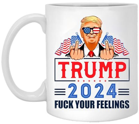 Mugshot-Tasse, 325 ml, FCK Your Feelings Neuheit, Kaffeetasse 2024, hitzebeständiger Keramik-Reisebecher für Tee, Wasser, Fans, Männer und Frauen