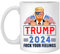Mugshot-Tasse, 325 ml, FCK Your Feelings Neuheit, Kaffeetasse 2024, hitzebeständiger Keramik-Reisebecher für Tee, Wasser, Fans, Männer und Frauen