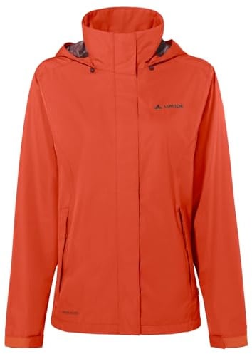 VAUDE Regenjacke Damen leicht - Women's Escape Light Jacket, wasserdichte Outdoor-Jacke, atmungsaktiver Windbreaker mit Kapuze, Klimaschonende Wanderjacke