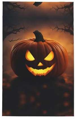 ERSDWRE Toalla de limpieza de cocina con estampado de calabaza de Halloween, trapos de cocina superabsorbentes de secado rápido