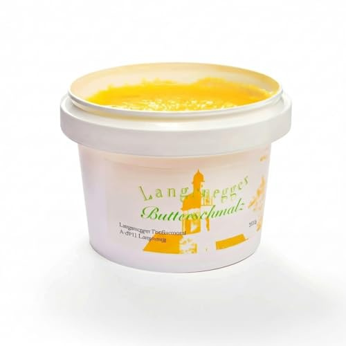 Bregenzerwälder Ghee – Butterschmalz aus 5-fach Gold-prämierter Heumilch-Butter – Ayurvedisch geklärt & laktosefrei – Hoch erhitzbar bis 250°C – 100% Natur aus Österreich (480 g)