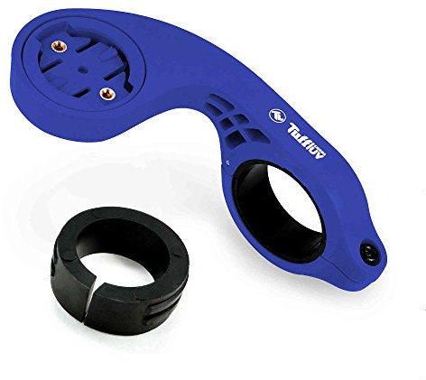 TUFF LUV Outfront Handlebar Mount for Wahoo (Elemnt/Bolt/Mini/ROAM) - Blue