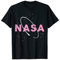 NASA Pink Logo With White Space Ring Graphic T-Shirt T-Shirt
