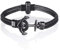 namana Edelstahl Armband mit schwarzem Anker für Männer, Netzarmband in Vintage-Schwarz mit Ankermotiv, nautischer Schmuck in Geschenkbox (20.5)