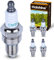 Haishine 5 Pack Candela adatta per Stihl FC70 BR500 BR550 BR600 Honda Husqvarna Rep NGK CMR5H