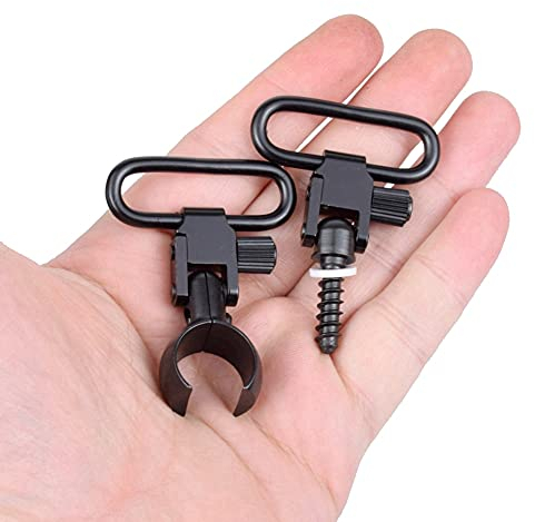 OAREA Lever Action Gewehrriemen Mount Kit Split Band mit 1 '' QD 115 Sling Swivels für Winchester Marlin Mossberg