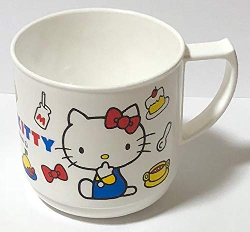 Sanrio Hello Kitty Gobelets à main en polypropylène 7,2 × 7 × 9,8 cm 240 ml Bleu