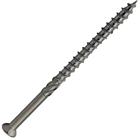 D2D | VPE: 50 Stück - Terrassenschrauben 5 x 40 mm mit Innensechsrund TX und CUT-Spitze aus Edelstahl C1 - Terrassenbauschrauben mit Schneidkerbe