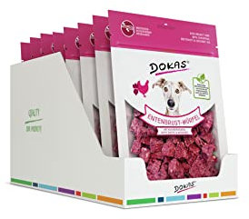 DOKAS Superfood-Würfel – Gefriergetrockneter Premium Snack für Hunde – Ideal zum Training