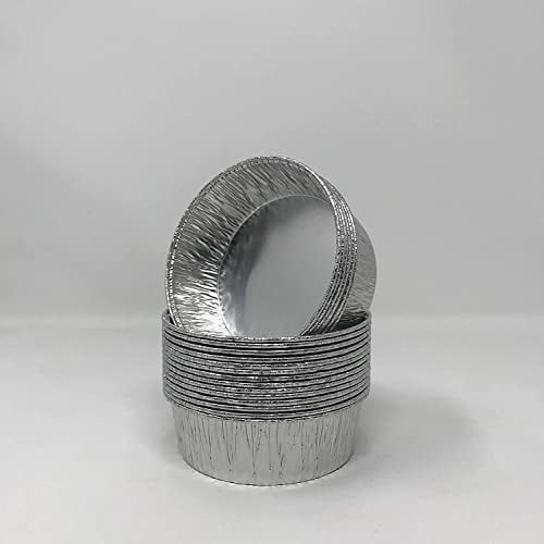Bakery Direct - Moldes de papel de aluminio (60), color plateado