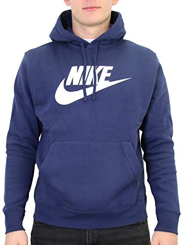 Nike Club Kapuzenpullover Midnight Navy/Midnight Navy/Wh S