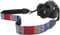 MoKo Tracolla Fotocamere Universali Fuji, Olympus, Panasonic, Pentax, Sony in Cottone Canvas Resistenza 10Kg,Cinturino Regolabile, Cinturino a tracolla per Videocamera - Bohemia Blue