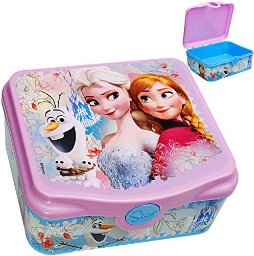 alles-meine.de GmbH Lunchbox - Brotdose - die Eiskönigin - Frozen - BPA frei - 1 Fach - Brotbüchse Küche Essen Kinder Vesperdose - Vesperbrotdose - Schule Kindergarten Kita - für..