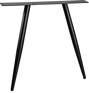 WOOOD Tablo 2-Position-Tischbein Konisch aus Metall - 1 Stück - Zur Verwendung Tablo Tischplatten für Esstisch - 72x79x10 cm