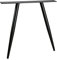 WOOOD Tablo 2-Position-Tischbein Konisch aus Metall - 1 Stück - Zur Verwendung Tablo Tischplatten für Esstisch - 72x79x10 cm