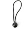 8 in Heavy Duty Elastic Black Ball Bungees Tarp - Tent Shock Cord Loop Tie Down (Pack of 10)