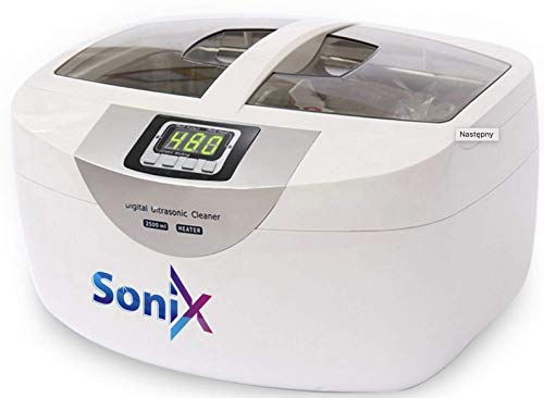 SONIX Ultraschallreiniger 2.5L - LED-Anzeige – Leistung: 60W – MEHRWEG – Stark Effizient - für Brille Uhren Schmuck Werkzeuge Halsketten Tattoo – Einfache Bedienung – Viele Anwendungsmöglichkeiten