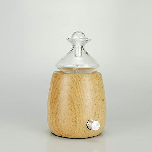 Wasserfreies reines Aromatherapieöl Holzglas Aromatherapieverdampfer Haushaltsaromatherapie-Sprühgerät-Leichte Holzmaserung_1_AU