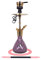 Amy Deluxe Shisha »Fusion Kite S« SS34.02 - Edelstahl - Schraubsystem, Closed Chamber, Schliff Adapter - mit Zubehör: Schlauch, Mundstück, Kopf mit Kaminaufsatz