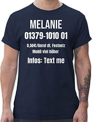 Geschenk mit Namen personalisiert by Shirtracer - T-Shirt Herren - Karneval Fasching - Dschungel Camp Outfit Dschungelcamp Kostüm I Ich Bin EIN Star Holt Mich Hier Raus Kostüm