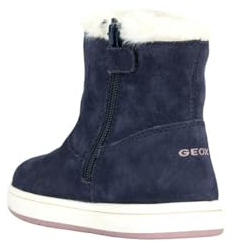 Geox B Trottola Girl, Stivale alla Caviglia, Navy Rosa, 25 EU