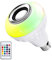 Ampoule sans Fil Haut-parleur Bluetooth Musique Ampoule RVB Smart Musique Ampoule LED Ampoule Changement de Couleur avec Télécommande pour Fête Maison Chambre Bar Mariage
