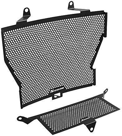 EUENAS Radiator Guard For S1000R 2013-2020 S1000XR 2015-2019 S1000RR 2010-2018 HP4 Oil Cooler Guard Accessories Motorcycle Radiator Grille Guard(S1000R logo)