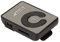 Back Clip MP3-Player, Tragbarer -Digital-MP3-Player, Verlustfreier Sound-Musik-Player mit Kopfhörer für Laufsportarten (Schwarz)