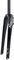 HIMALO Fourche Gravel Vélo 700C Fibre De Carbone Fourche Rigide 1-1/8 Tube Droit/taillé Frein À Disque Fourche pour Vélo De Route Légère 9mm QR Fourches Dures (Color : Black, Size : Straight)