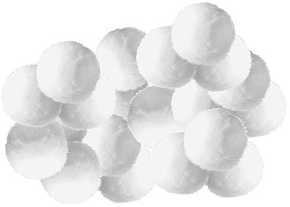 Pool-filterkugel Poolfiltersand Sieb Filterkugeln Pool-filterwatte Spa-filter Bälle Reinigen Poolfilter Schwimmend Polykugeln Für Poolfilter Griffbrett Aquarium Weiß Wattebausch