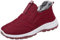 Generico Stivali in Gomma Donna Moon Boots Donna 41 Stivali da Neve da Donna Sneakers Casual alla Scarpe Casual Piatte Traspiranti Stivali da Donna Caldi Imbottiti Scarpe Donna con Plateau (Red, 41)