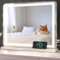 baklon Schminkspiegel mit Beleuchtung,Hollywood Spiegel mit LED Licht Dimmbar Kosmetikspiegel 3 Modi,58 x 43 cm Vanity Spiegel Tischspiegel mit USB 10X Vergrößerung für Schlafzimmer Schminktisch