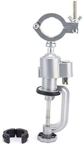 Soporte para taladro eléctrico, banco de 360 grados, soporte para amoladora, tornillo de banco de trabajo universal para taladro eléctrico, amoladora, herramienta rotativa,
