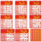 lasuroa 38stk Chinesische Neujahr Bingo Spiel, Bingokarten zum Neujahr für Erwachsene Kinder Partygeschenke zum Chinesischen Neujahr Kennenlernspiele für Partys